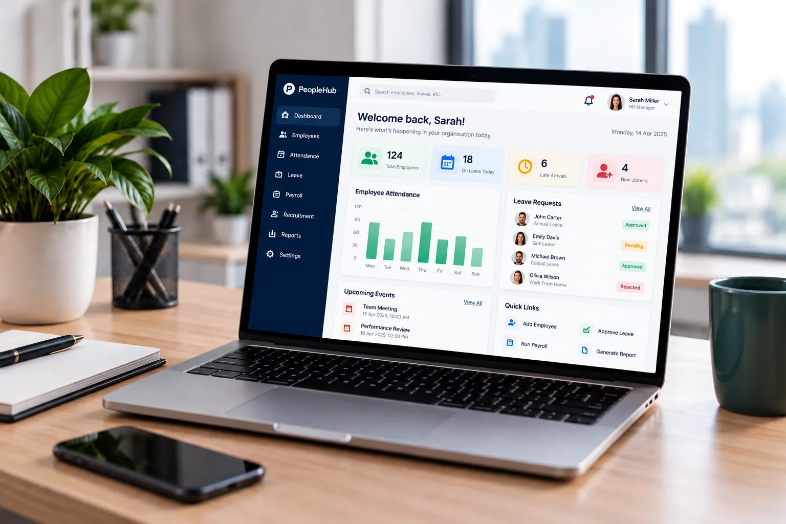 RecruitPro Enterprise cloud based time and attendance software