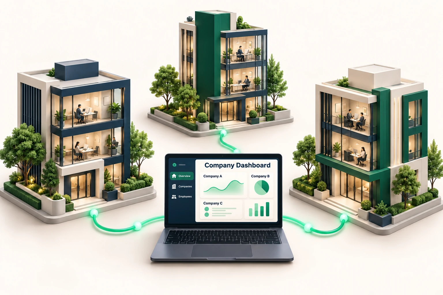 RecruitPro multi-company HR platform