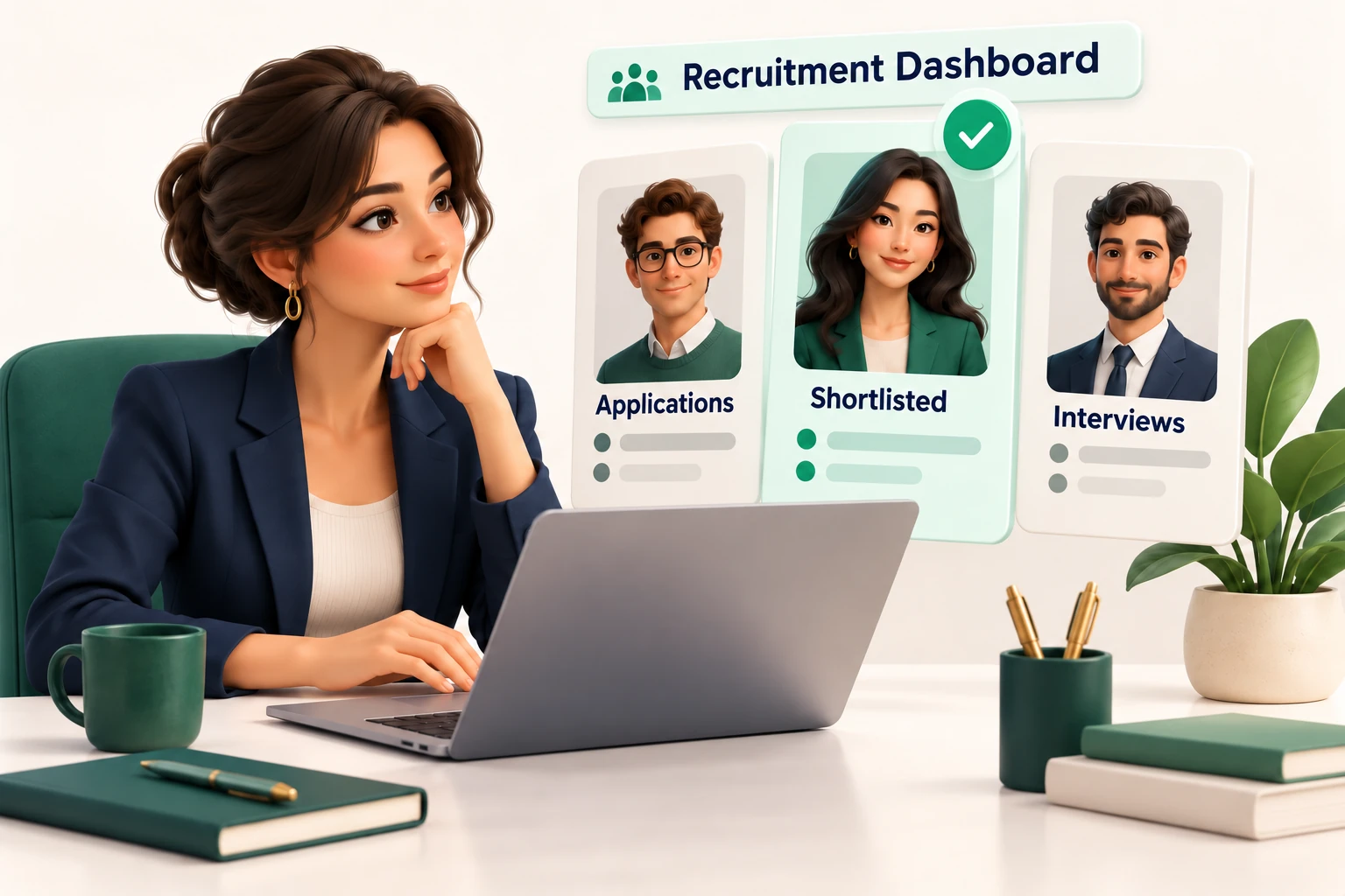 RecruitPro recruitment workspace